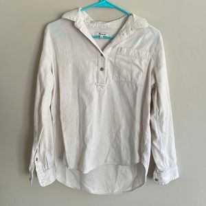 Madewell Lightweight popover flannel